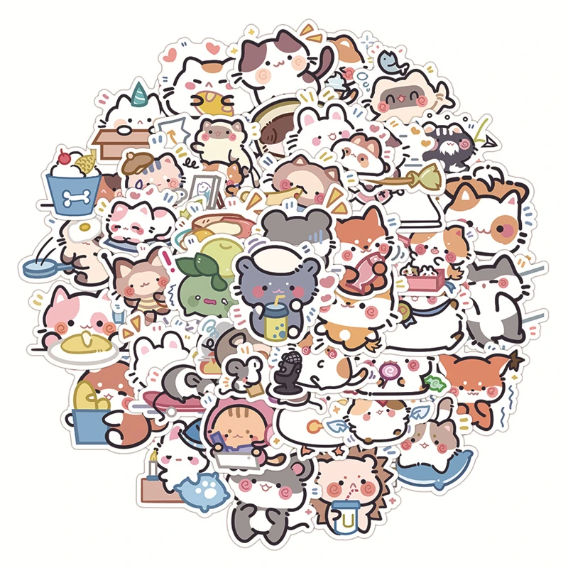 Cartoon Anime Meat Mound Small Animal Stickers for Laptop Suitcase Album Stationery Waterproof Album Decals Kids Toys Gifts
Cartoon Anime Meat Mound Small Animal Stickers for Laptop Suitcase Album Stationery Waterproof Album Decals Kids Toys Gifts