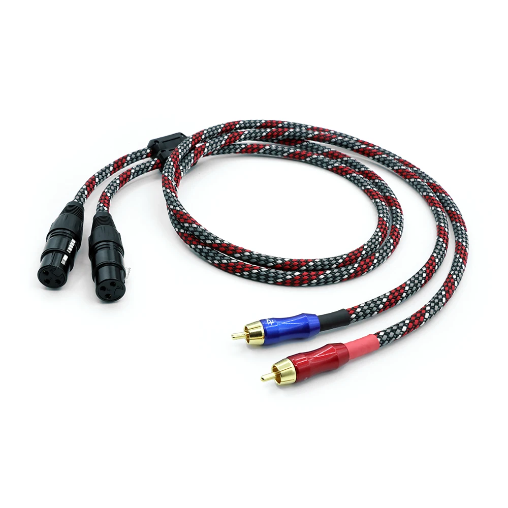 

CANARE L-4E6S 5N occ copper XLR to RCA audio interconect cable with NEUTRIK plug connector