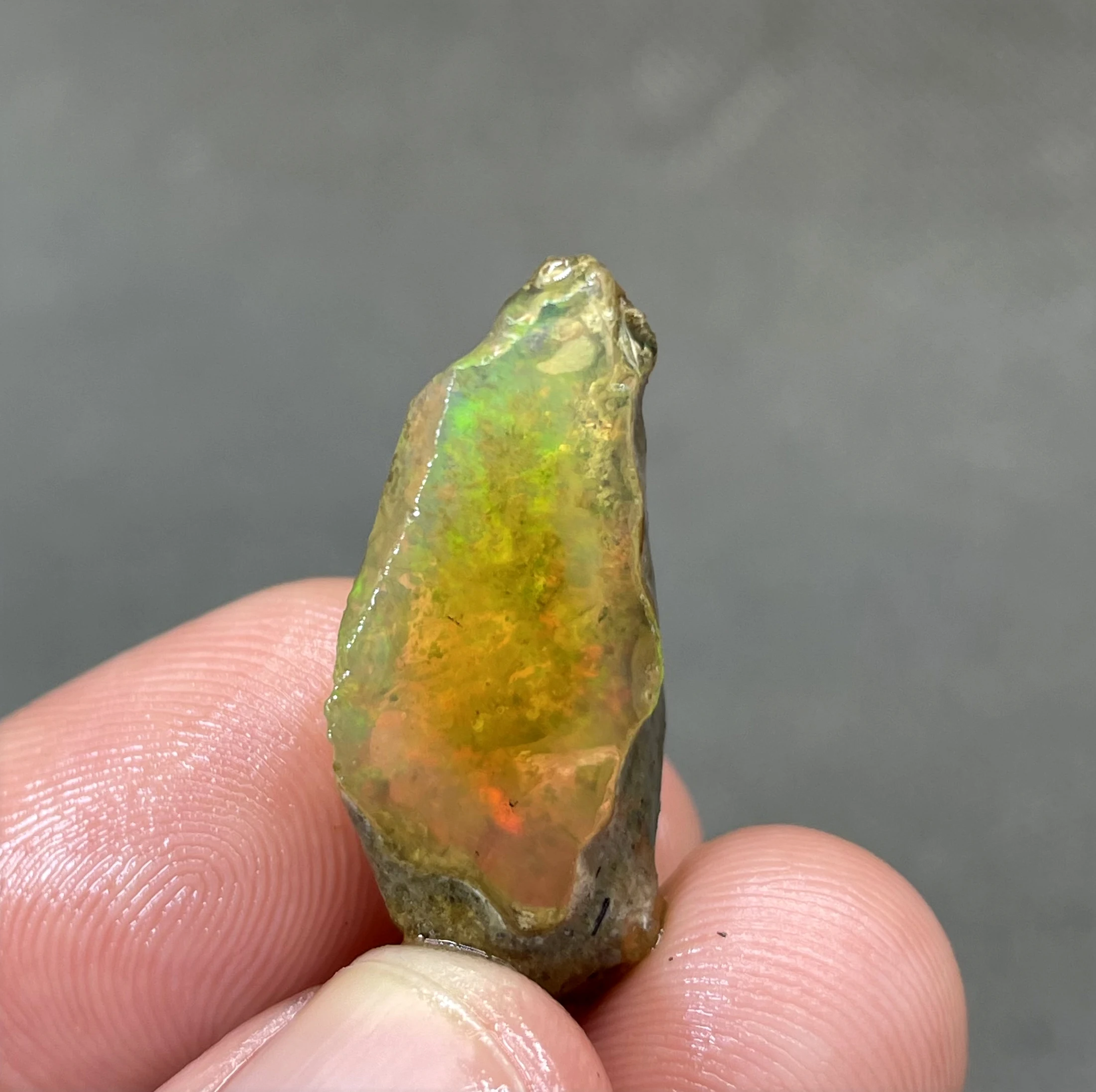 

BEST COLOR! 3g natural rare color Ethiopia water Opal gem mineral specimen stones and crystals healing crystals quartz
