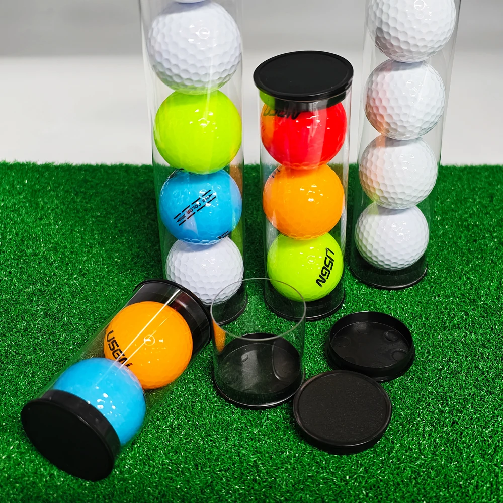 Portable Golf Ball Tube PC Transparent Round Plastic Packaging Box Various Specifications Balls Golfs Container Case Gift Box Portable Golf Ball Tube PC Transparent Round Plastic Packaging Box Various Specifications Balls Golfs Container Case Gift Box