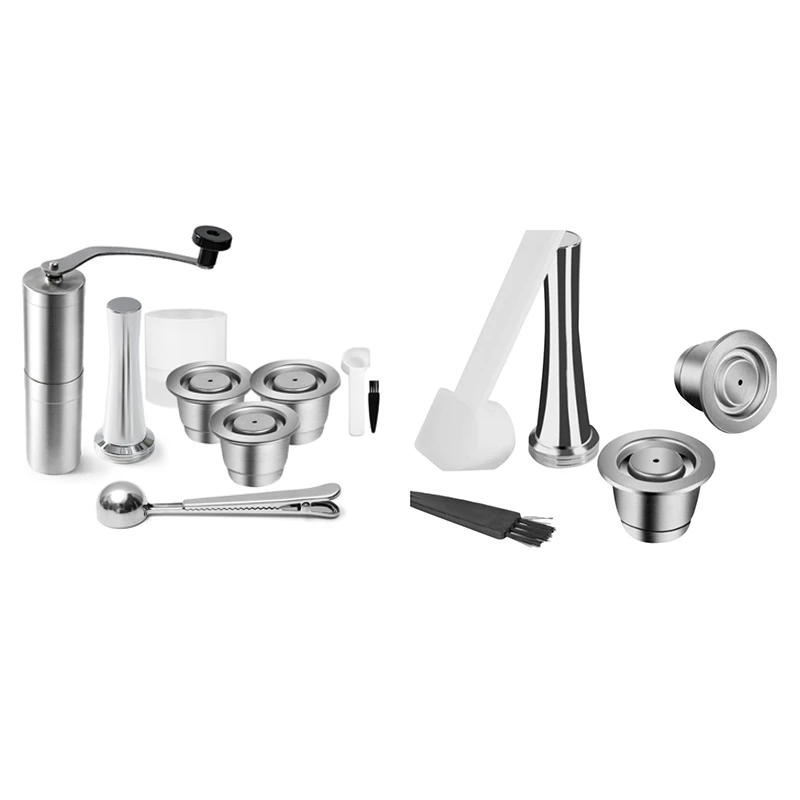 Многоразовая капсула для кофе Nespresso, многоразовая кофейная посуда, аксессуары для бариста, эспрессо
Многоразовая капсула для кофе Nespresso, многоразовая кофейная посуда, аксессуары для бариста, эспрессо