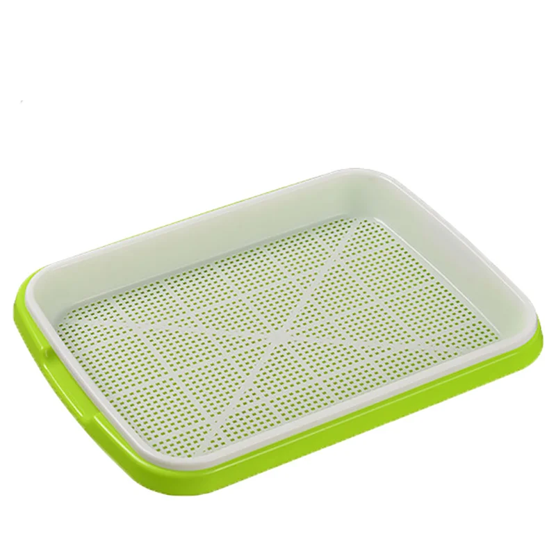 

2 Layer Soilless Bean Hydroponic Nursery Seed Sprouter Tray Plate Sprouting Pot Planter Garden Planting Germination Tool