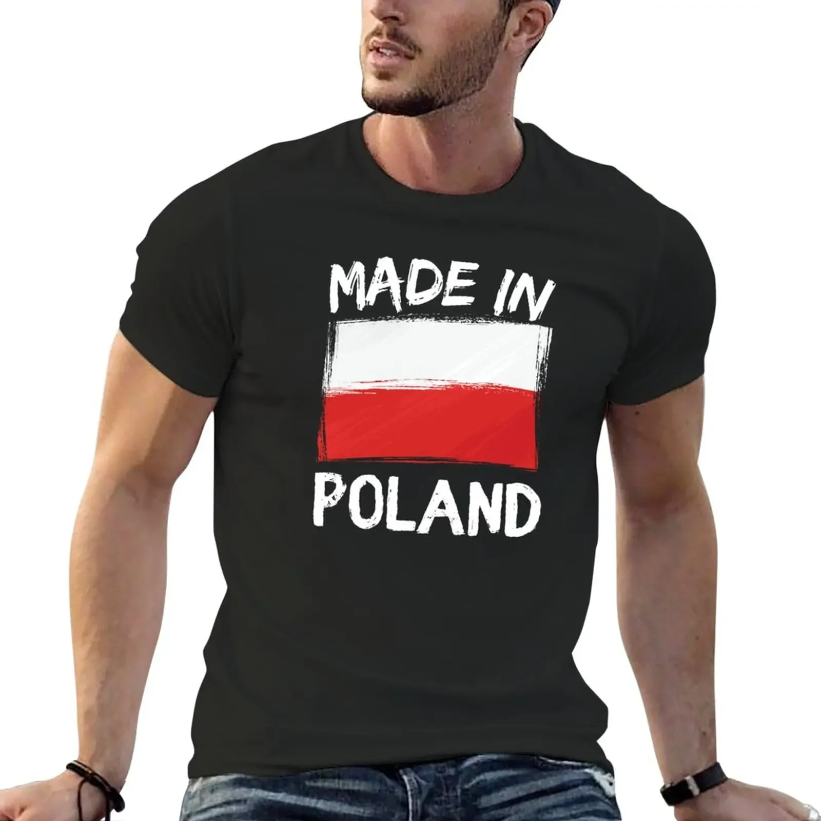 

Made In Poland T-Shirt anime Short sleeve tee new edition T-shirt men