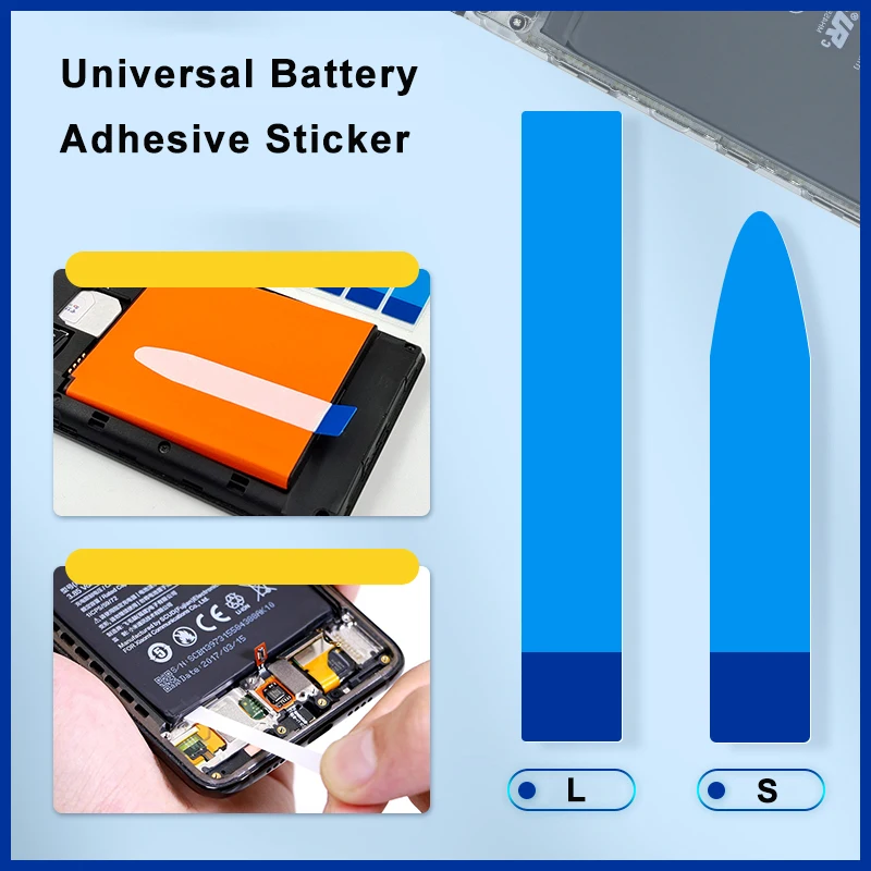 20/50/100pcs Universal Battery Adhesive Sticker Easy to Pull Trackless Tape Strip For iPhone/Huawei Battery Glue Tape Strip Tab
20/50/100pcs Universal Battery Adhesive Sticker Easy to Pull Trackless Tape Strip For iPhone/Huawei Battery Glue Tape Strip Tab