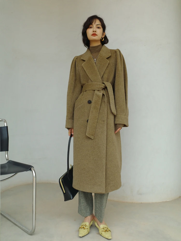 Profile Coat Oil Painting Brush Alpaca Mohair Vintage Coat 
Profile Coat Oil Painting Brush Alpaca Mohair Vintage Coat