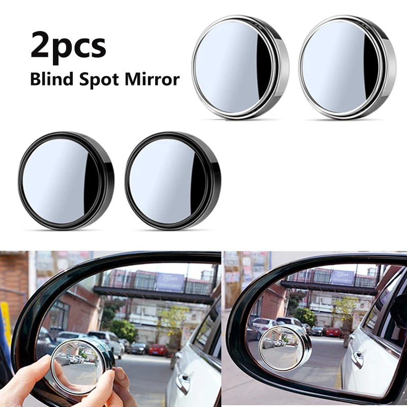 Pair Car Round Frame Convex Blind Spot Auxiliary Rearview Mirror Wide-angle 360 Degree Wide Angle Adjustable Safety Driving
Pair Car Round Frame Convex Blind Spot Auxiliary Rearview Mirror Wide-angle 360 Degree Wide Angle Adjustable Safety Driving