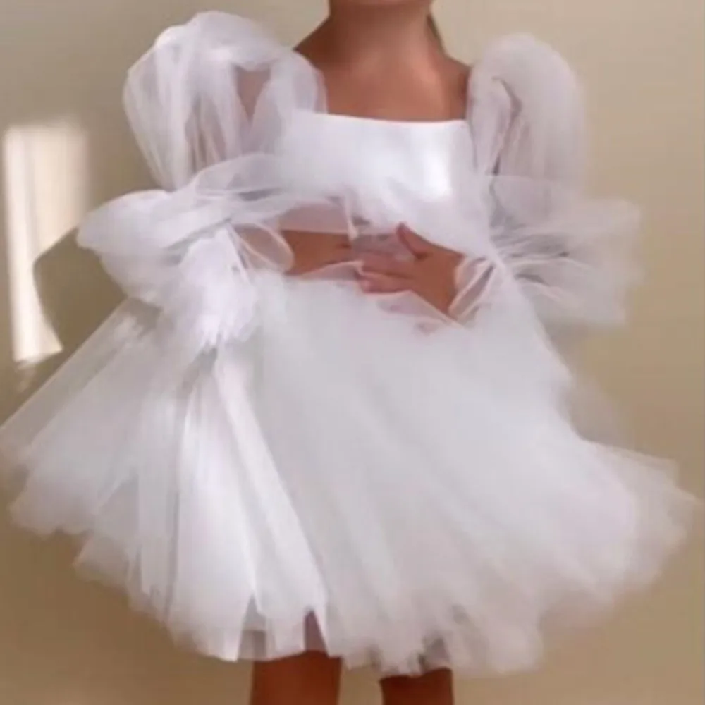 Liaumin White Flower Girl Dress Blue Above Knee Length Princess Skirt Puffy Birthday Party Clothing Christmas Sparkly Kid's Gown
Liaumin White Flower Girl Dress Blue Above Knee Length Princess Skirt Puffy Birthday Party Clothing Christmas Sparkly Kid's Gown