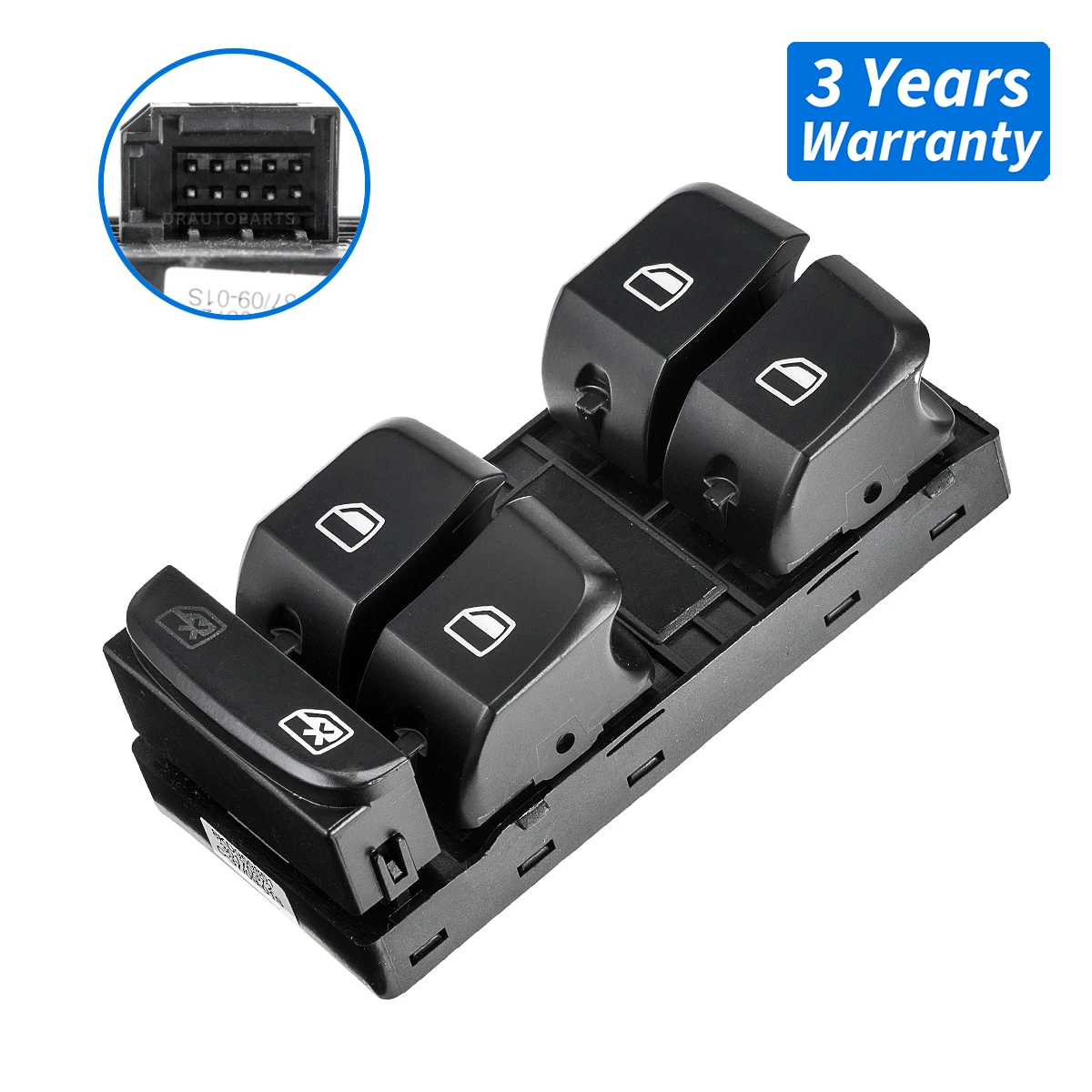Master Window Control Switch 8K0959851,8K0959851D,8K0959851DV10 For AUDI A4 B8 2007-16,A5/S5 2009-17,Q5 2008-17 1.8T/2.0T/3.2T
Master Window Control Switch 8K0959851,8K0959851D,8K0959851DV10 For AUDI A4 B8 2007-16,A5/S5 2009-17,Q5 2008-17 1.8T/2.0T/3.2T