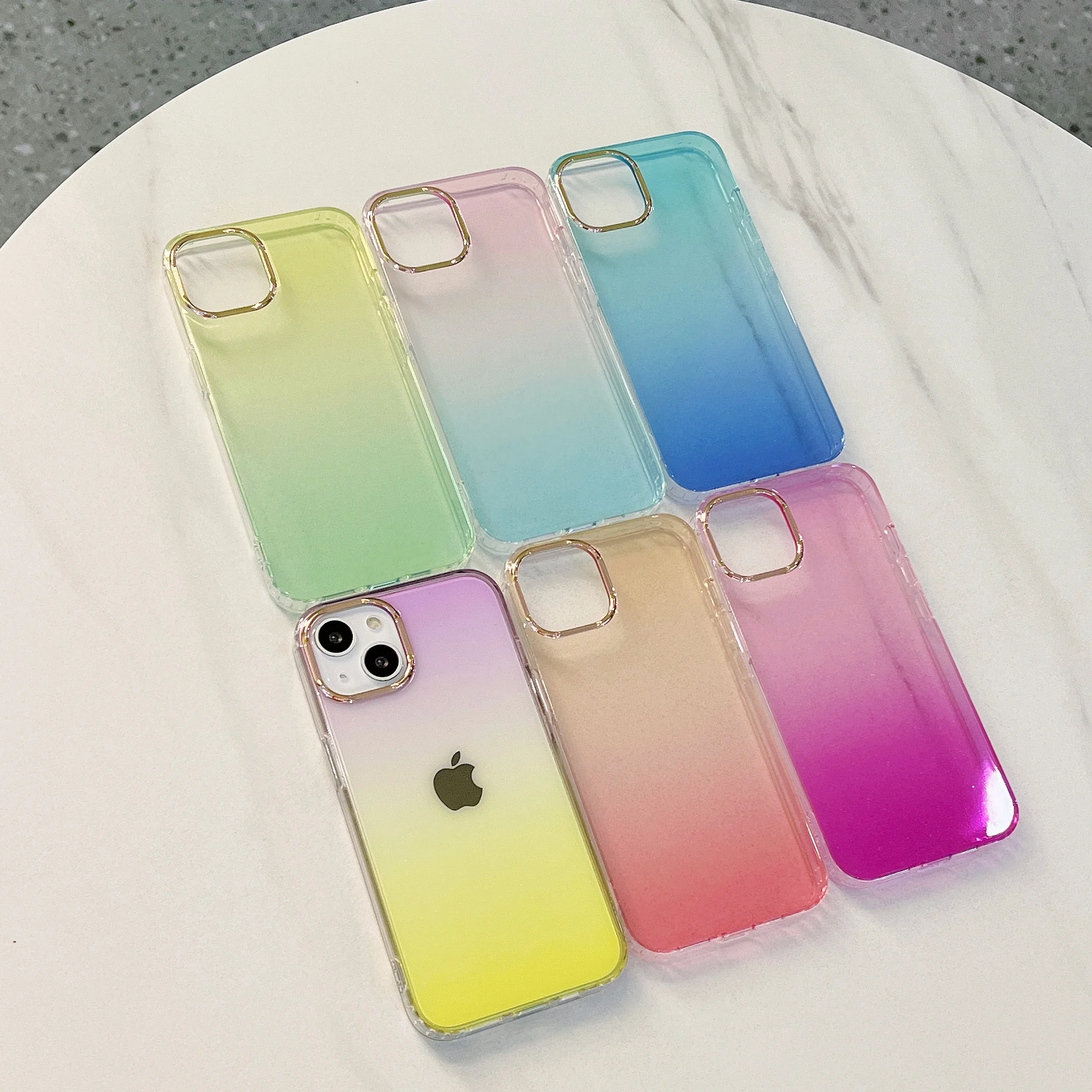 Luxury Gradient Liquid Silicone Soft Case For iPhone 11 12 13 Pro Max Mini X XS XR 7 8 Plus SE2 Full Lens Protection Thin Case
Luxury Gradient Liquid Silicone Soft Case For iPhone 11 12 13 Pro Max Mini X XS XR 7 8 Plus SE2 Full Lens Protection Thin Case