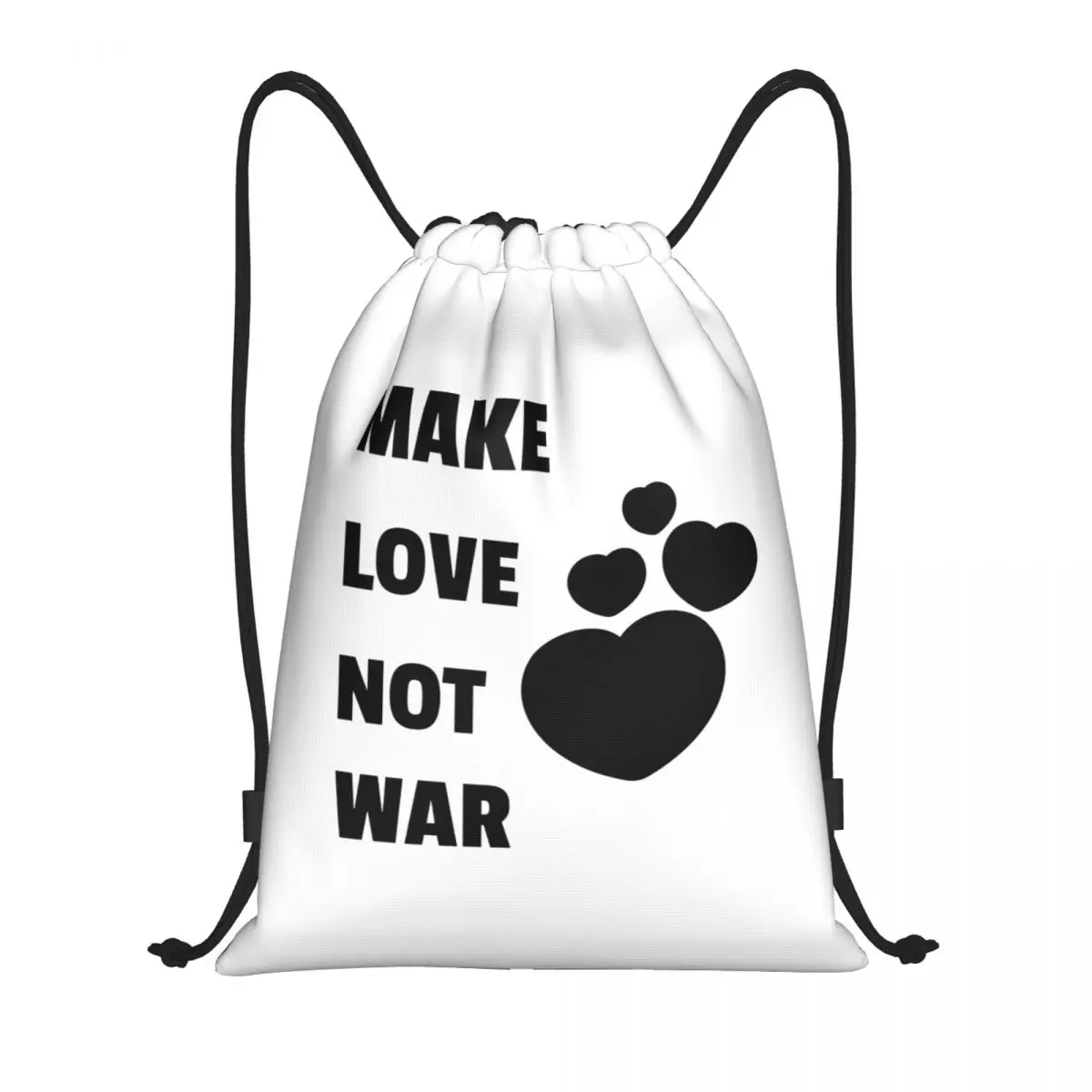 Рюкзак на шнурке Make Love Not War для мужчин и женщин, спортивный, для спортзала, складная тренировочная сумка
Рюкзак на шнурке Make Love Not War для мужчин и женщин, спортивный, для спортзала, складная тренировочная сумка