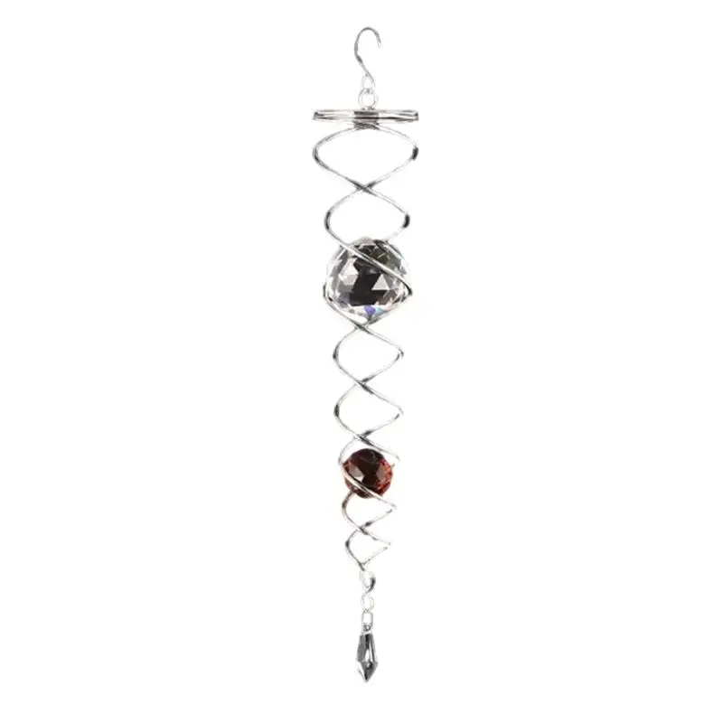 Wind Spinners Tails Crystal Glass Ball Pendant Pendulum Outdoor tree decorations Wind Spinner Swivel Hook for Yard Garden
Wind Spinners Tails Crystal Glass Ball Pendant Pendulum Outdoor tree decorations Wind Spinner Swivel Hook for Yard Garden