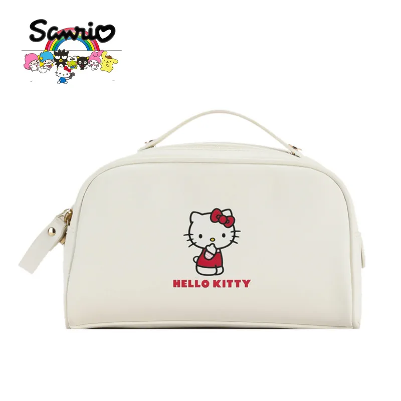 Новинка от Sanrio, портативная косметичка из искусственной кожи с двойной молнией, вместительная портативная дорожная Высокоэффективная сумка Kuromi для хранения
Новинка от Sanrio, портативная косметичка из искусственной кожи с двойной молнией, вместительная портативная дорожная Высокоэффективная сумка Kuromi для хранения