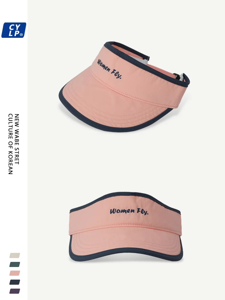 Hat Women's Summer Crownless Sun Hat Korean-Style Fashionable All-Match Letter Embroidery Headless Peaked Cap
Hat Women's Summer Crownless Sun Hat Korean-Style Fashionable All-Match Letter Embroidery Headless Peaked Cap