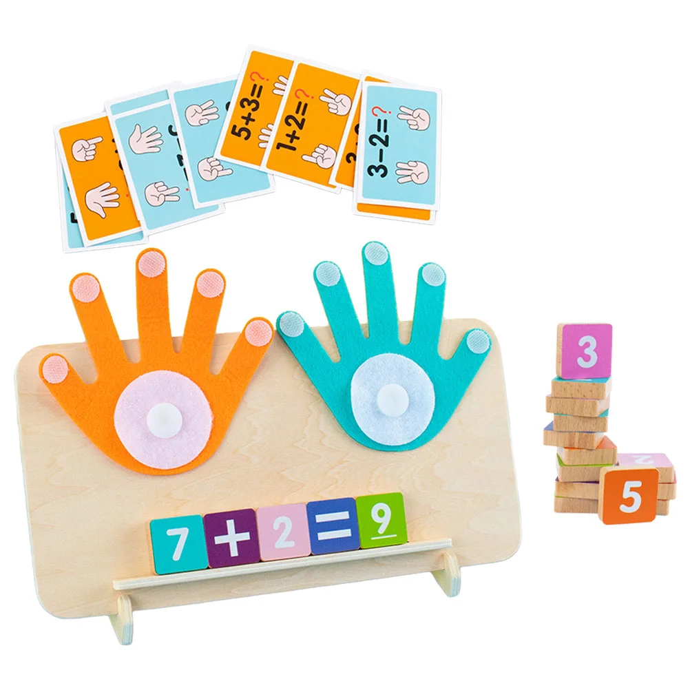 

Digital Teaching Aids Intelligence Development Plaything Toy Kids Match Math Toys Finger Numbers Counting Supplies