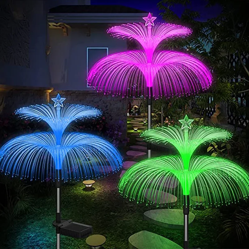 Solar LED Lights Outdoor Waterproof Solar Power Jellyfish Garden Decor Lawn Pathway Lamp 7 Color Changing
Solar LED Lights Outdoor Waterproof Solar Power Jellyfish Garden Decor Lawn Pathway Lamp 7 Color Changing