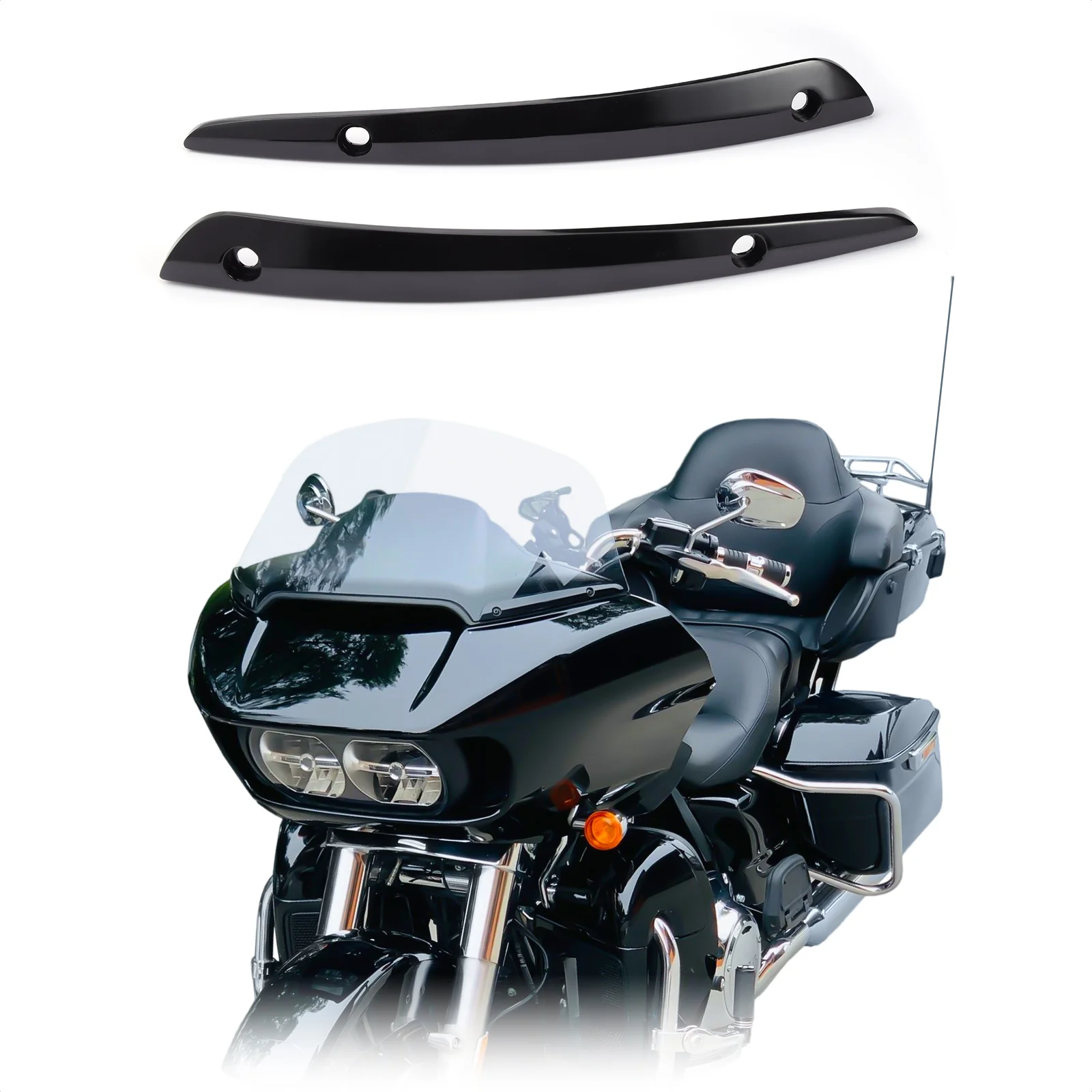 Front Road Glide Side Trim Split Windscreen Side Molding Trim For Harley 2015-2023 Road Glide Ultra FLTRU FLTRX Special FLTRXS
Front Road Glide Side Trim Split Windscreen Side Molding Trim For Harley 2015-2023 Road Glide Ultra FLTRU FLTRX Special FLTRXS