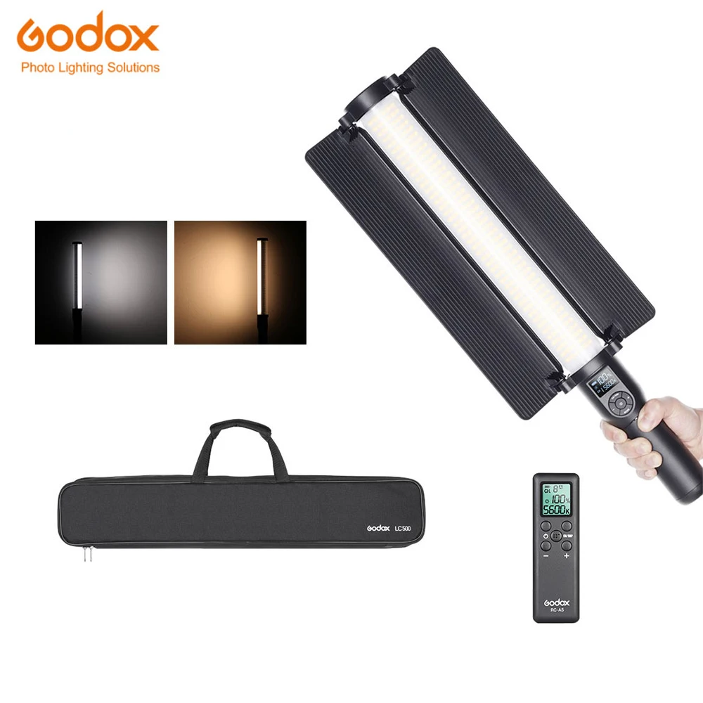 Встроенный литий-ионный аккумулятор Godox LC500 3300K-5600K с регулируемой ручкой
Встроенный литий-ионный аккумулятор Godox LC500 3300K-5600K с регулируемой ручкой