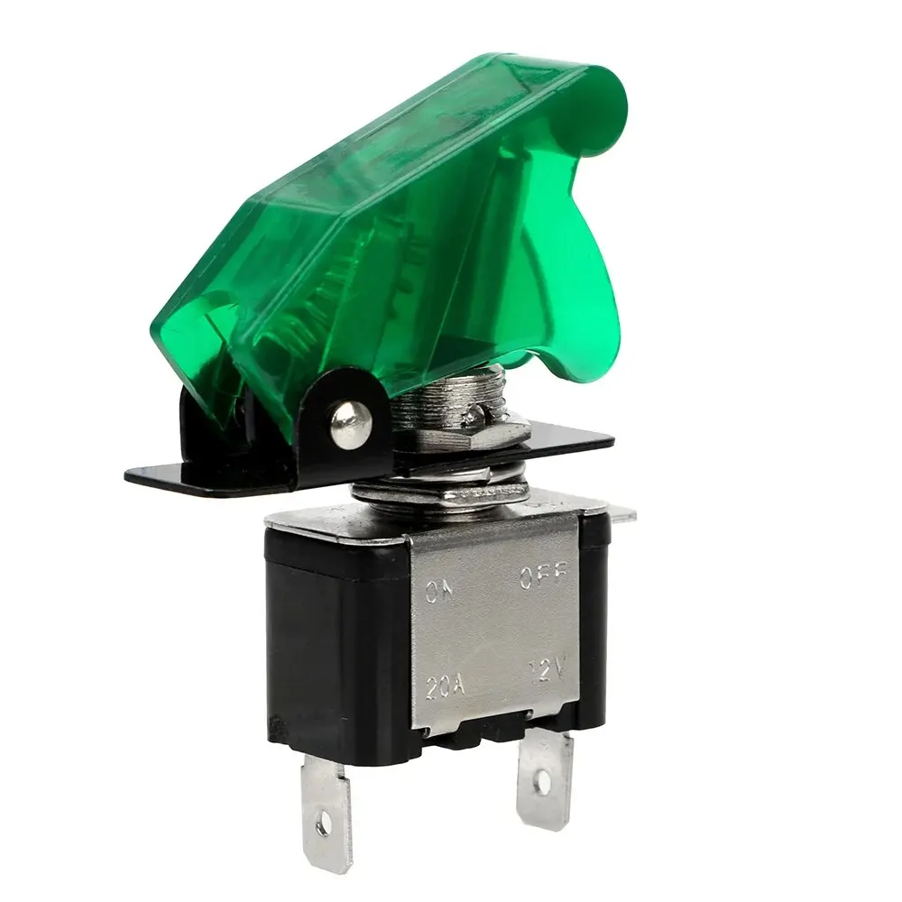 1PCS 12V 20A Toggle Switch LED Switch Car Auto Cover LED Light With Protective Cover SPST Toggle Rocker Switch Control On/Off 5 1PCS 12V 20A Toggle Switch LED Switch Car Auto Cover LED Light With Protective Cover SPST Toggle Rocker Switch Control On/Off 5