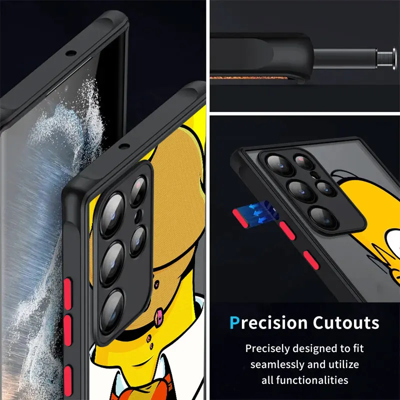 Cartoon The-Simpsons-Family Phone Case For Samsung Galaxy S24 Cases S23 Ultra S22 S21 S20 FE S10 Plus Samsung S24 Note 20 Cover Cartoon The-Simpsons-Family Phone Case For Samsung Galaxy S24 Cases S23 Ultra S22 S21 S20 FE S10 Plus Samsung S24 Note 20 Cover