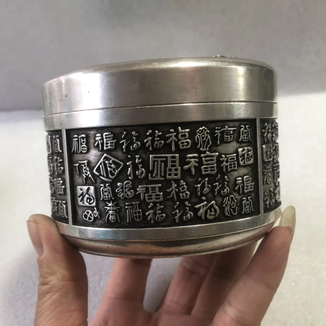 Pure Copper Silver-plated Fushou Teapot Home Crafts Decorative Ornaments Fine Workmanship Collection Commemorative
Pure Copper Silver-plated Fushou Teapot Home Crafts Decorative Ornaments Fine Workmanship Collection Commemorative