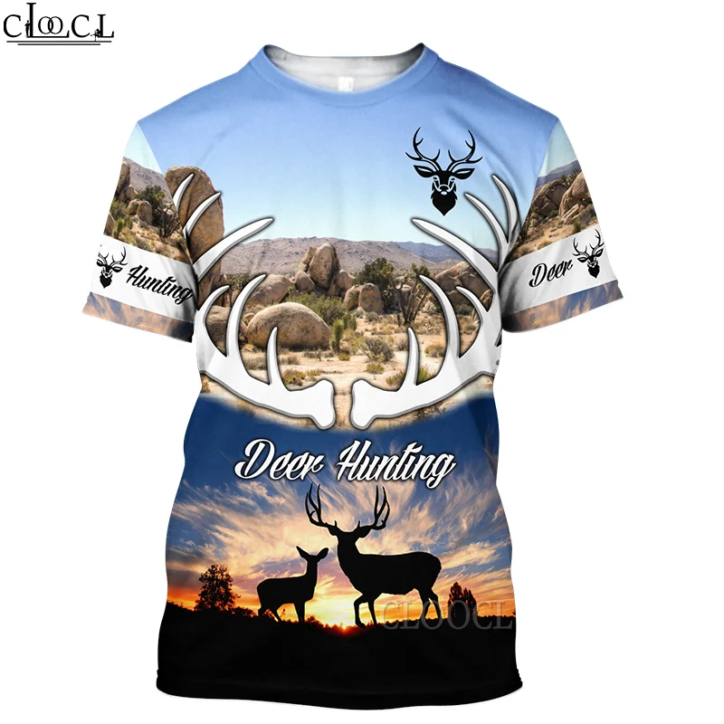 HX Casual Animal Deer Hunting 3D Printed Men Women T Shirt Harajuku Fashion Hip Hop Sportswear Short Sleeve Tops Drop Shipping
HX Casual Animal Deer Hunting 3D Printed Men Women T Shirt Harajuku Fashion Hip Hop Sportswear Short Sleeve Tops Drop Shipping