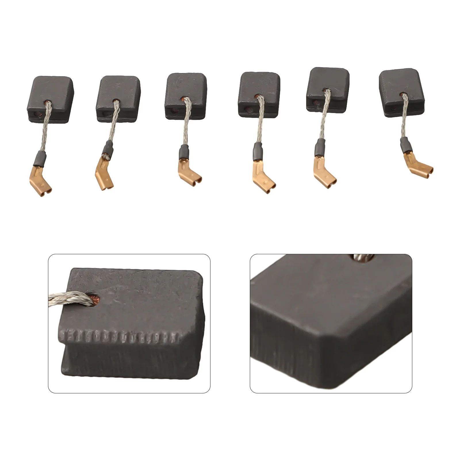 6pcs Carbon Brushes 6.5*12*14mm Replacement Parts For DW Electric Angle Grinder N421362/DWE4217/DWE4238 Power Tools Accessories
6pcs Carbon Brushes 6.5*12*14mm Replacement Parts For DW Electric Angle Grinder N421362/DWE4217/DWE4238 Power Tools Accessories