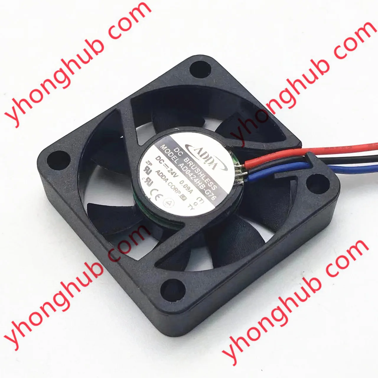 ADDA AD0424HB-G76 DC 24V 0.09A 40x40x10mm 3-Wire Server Cooling Fan | Компьютеры и офис