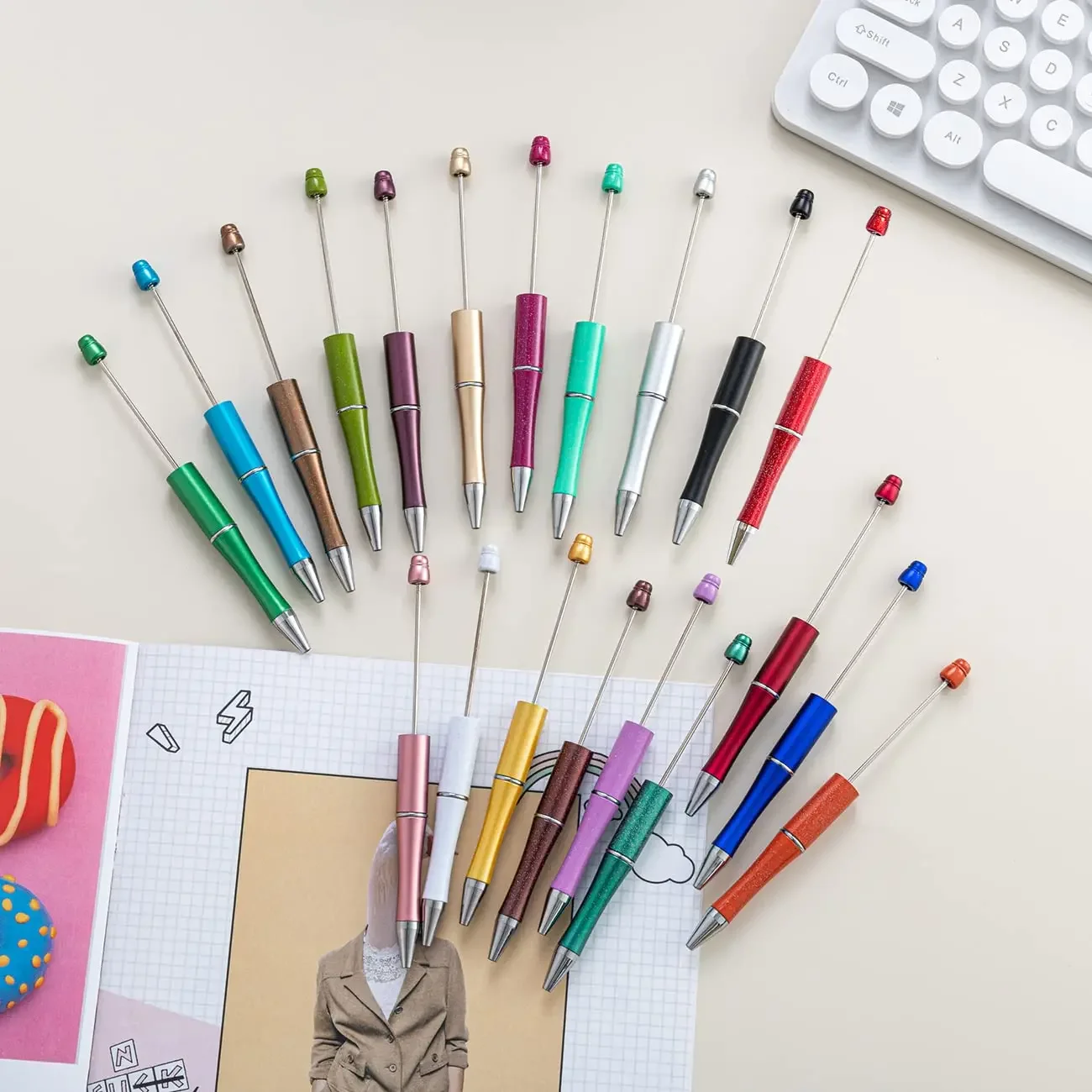 10pc Beaded Ballpoint Pen School Pens Kawaii Stationery Teacher Gift School Office Supplies Pens for Writing Japanese Stationery
10pc Beaded Ballpoint Pen School Pens Kawaii Stationery Teacher Gift School Office Supplies Pens for Writing Japanese Stationery