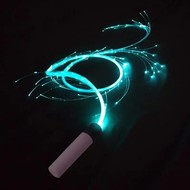 

Rave Whip Swivel Glowing Fiber Optic Whip With 7 Colors 4 Variable Lighting Modes Whips For Music Festival Dancing Whips For