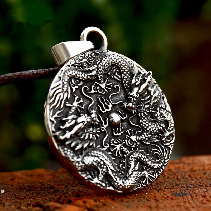 Chinese Dragon Stainless Steel Men Women Necklaces Pendants High Quality Good Meaning Amulet Jewelry Creativity Gift Wholesale
Chinese Dragon Stainless Steel Men Women Necklaces Pendants High Quality Good Meaning Amulet Jewelry Creativity Gift Wholesale