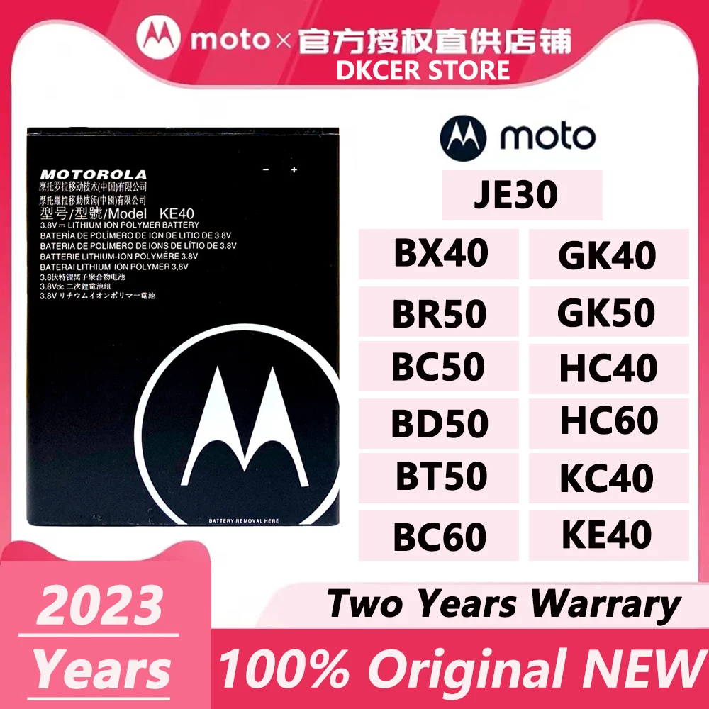 100% Original Battery For Motorola Moto BR50 BC50 BC60 GK40 BX40 BD50 BT50 GK50 HC40 HC60 KC40 JE30 KE40 Phone Batteries
100% Original Battery For Motorola Moto BR50 BC50 BC60 GK40 BX40 BD50 BT50 GK50 HC40 HC60 KC40 JE30 KE40 Phone Batteries