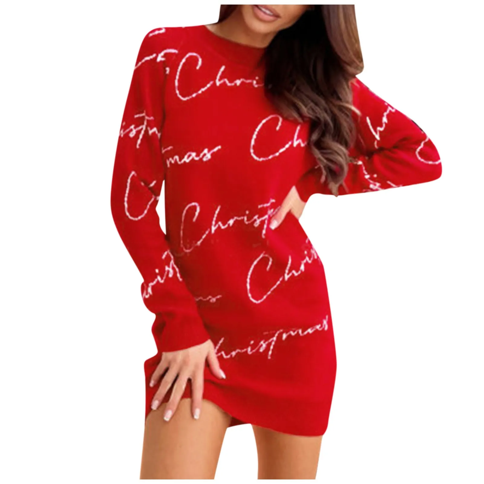 Sweater Women Christmas Letter Knitted Long Sleeve Round Neck Ladies Jumper Fashion Casual Winter Autumn Pullover Clothes Plus
Sweater Women Christmas Letter Knitted Long Sleeve Round Neck Ladies Jumper Fashion Casual Winter Autumn Pullover Clothes Plus