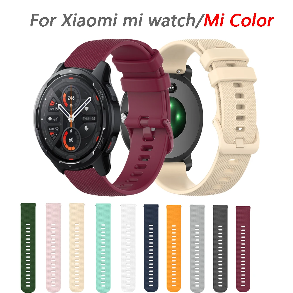 18 20 22mm Watch Strap for Xiaomi Mi Band Mi Color2 MI Watch Sport Bracelet Silicone Soft Replacement Watchband Wristband Correa
18 20 22mm Watch Strap for Xiaomi Mi Band Mi Color2 MI Watch Sport Bracelet Silicone Soft Replacement Watchband Wristband Correa