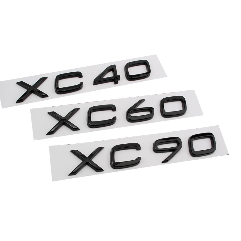 

Автомобильный ABS задний багажник хромированные буквы логотип значок эмблема наклейки для Volvo XC40 XC60 XC90 XC30 XC50 XC70 XC80 аксессуары