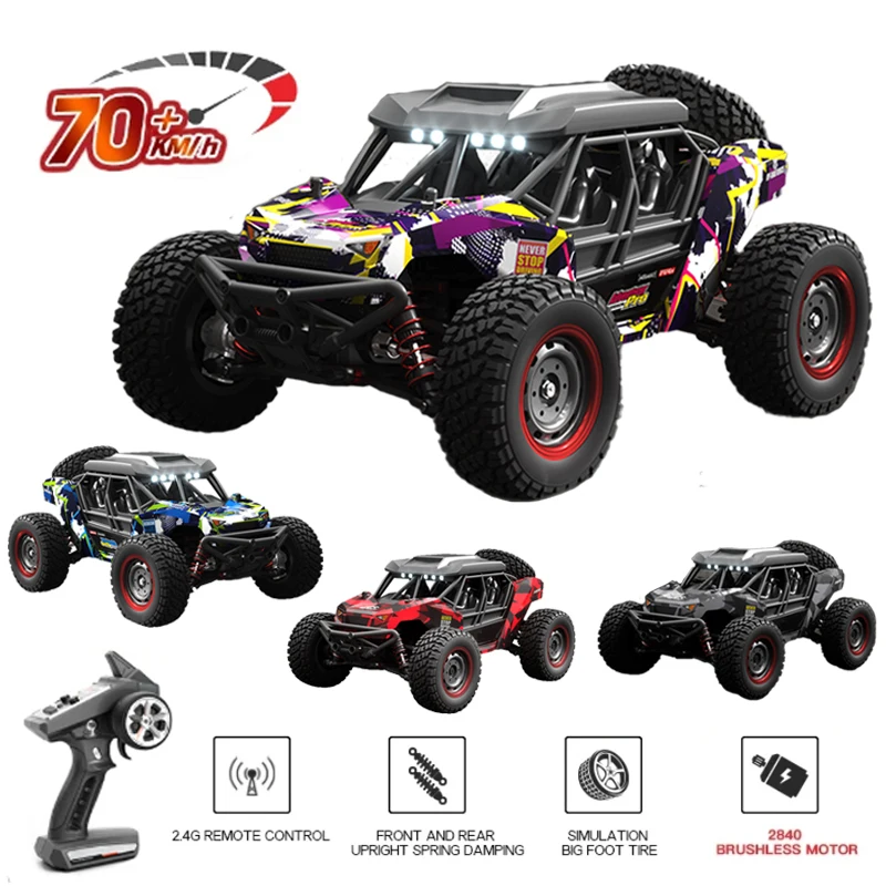 JJRC 1:16 4WD RC Car With Led Lights Radio Remote Control Cars Waterproof Off Road Brushless RC Truck High Speed Drift Cars Toys
JJRC 1:16 4WD RC Car With Led Lights Radio Remote Control Cars Waterproof Off Road Brushless RC Truck High Speed Drift Cars Toys