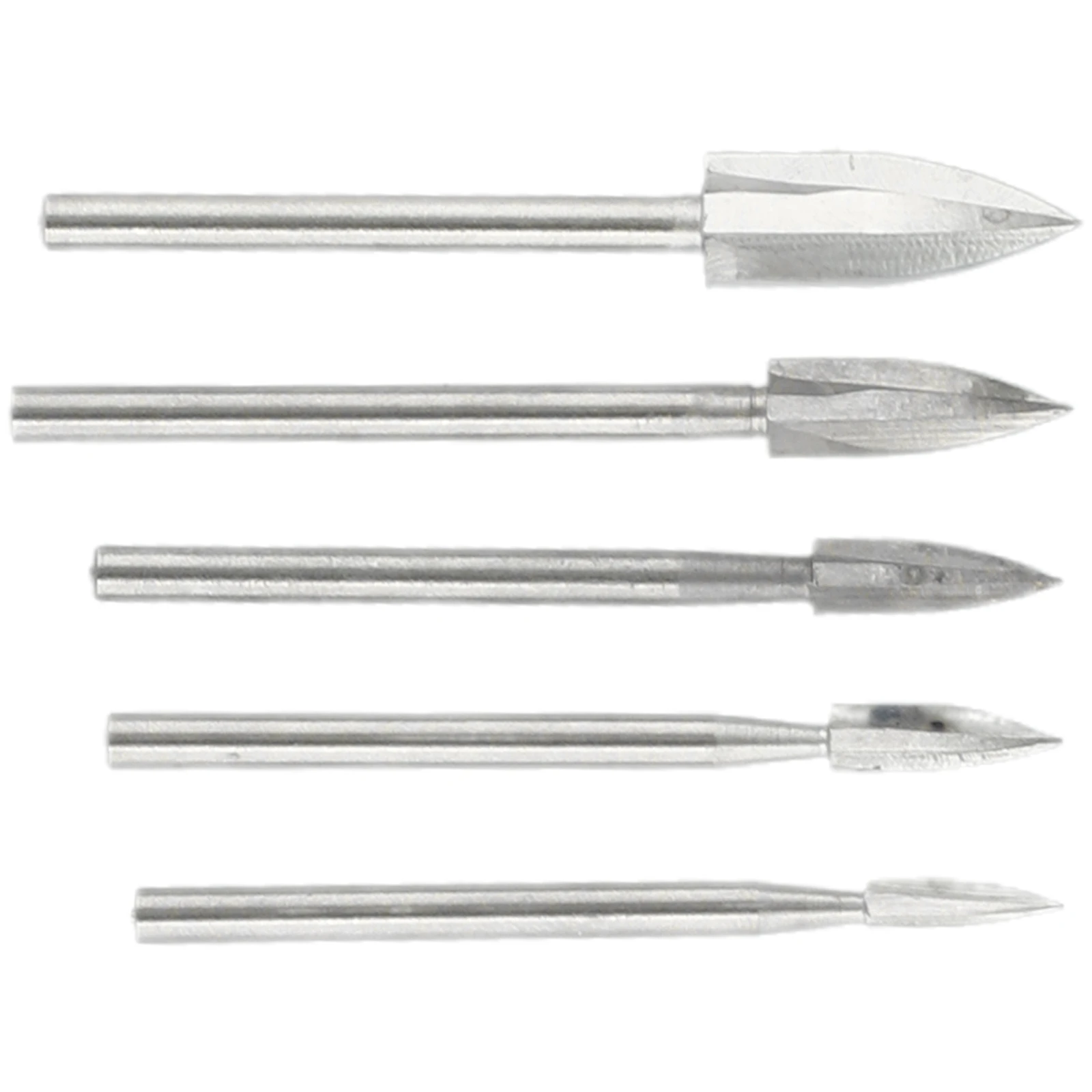 5pcs 3/4/5/6/8mm White Steel Three-blade Milling Cutter For Wood Carving Sculpture Engraving Hand Woodworking Tool
5pcs 3/4/5/6/8mm White Steel Three-blade Milling Cutter For Wood Carving Sculpture Engraving Hand Woodworking Tool