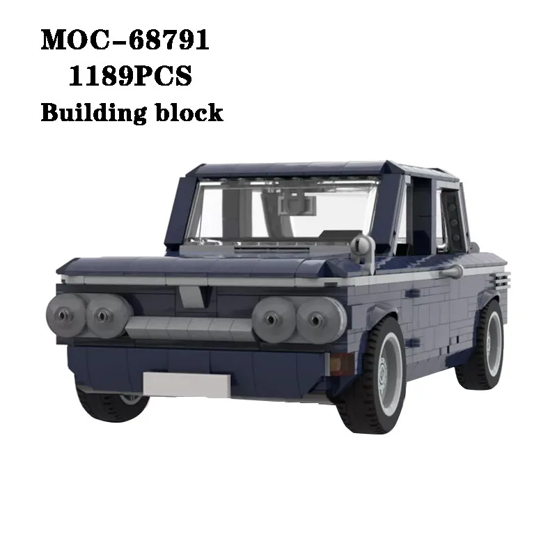 New MOC-68791 Vintage Classic Car Splice Building Block Model 1189PCS Adult and Children's Toy Education Birthday Christmas Gift
New MOC-68791 Vintage Classic Car Splice Building Block Model 1189PCS Adult and Children's Toy Education Birthday Christmas Gift