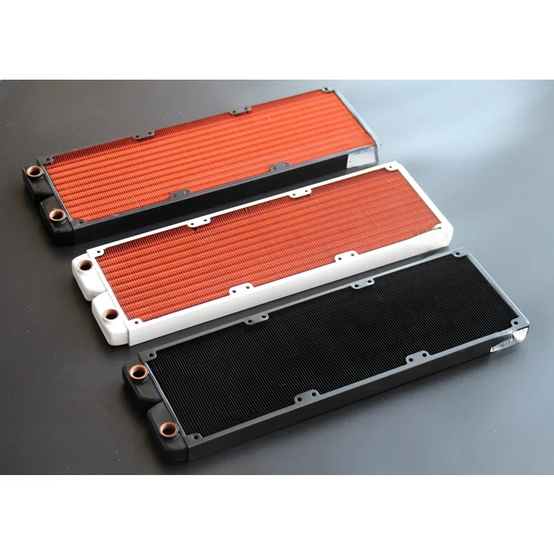 Water-Cooled New 360 Heat Exchanger Condenser Red Copper Water Cooling Radiator 360tg
Water-Cooled New 360 Heat Exchanger Condenser Red Copper Water Cooling Radiator 360tg