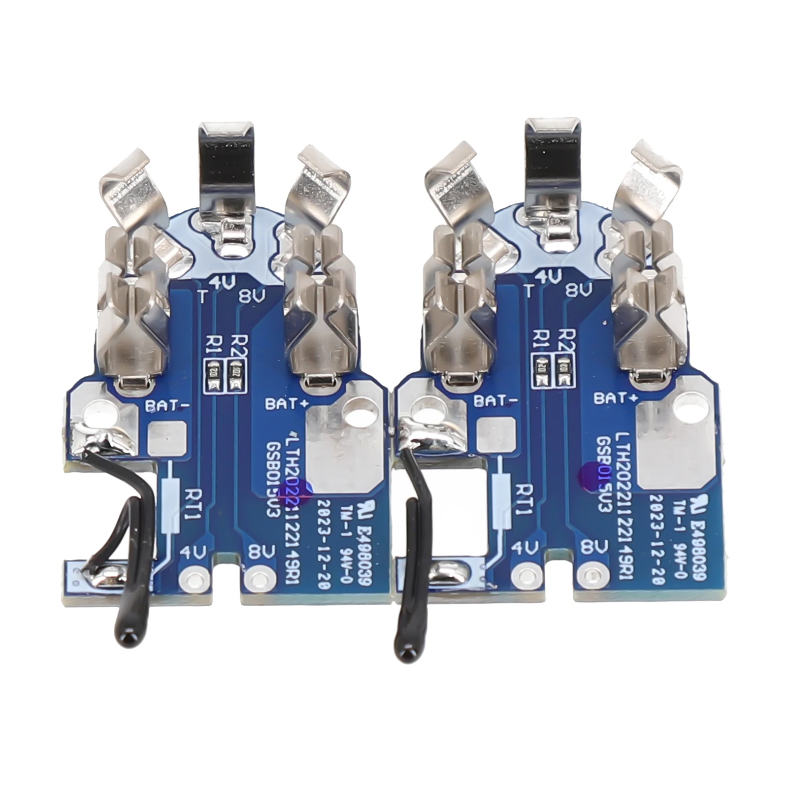 2Pcs PCB Circuit Board-M12 Set For Milwaukee 12V 48-11-2411 Li-ion Battery Copper Clad Laminate Random Color Battery Charging
2Pcs PCB Circuit Board-M12 Set For Milwaukee 12V 48-11-2411 Li-ion Battery Copper Clad Laminate Random Color Battery Charging