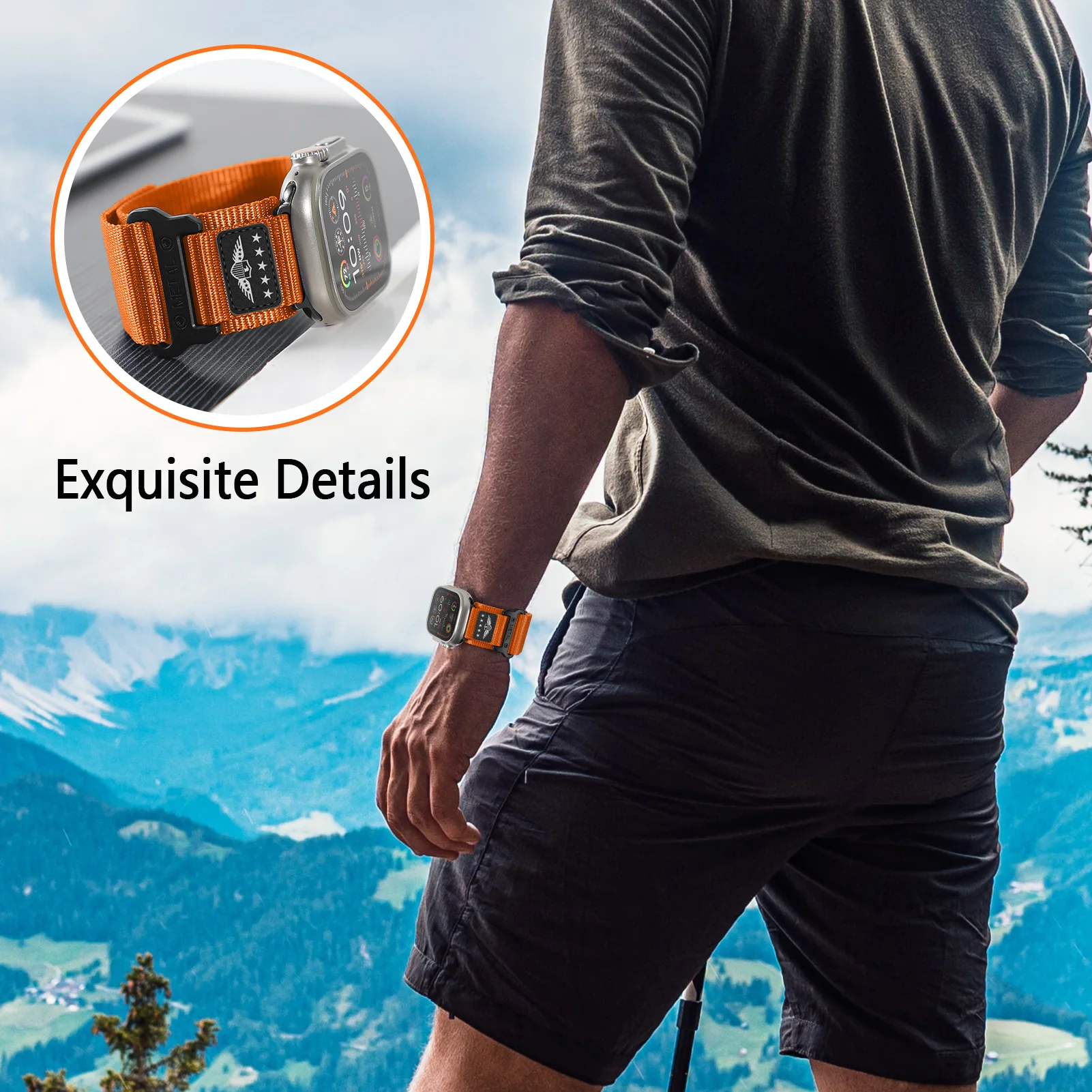 Sport Woven Nylon Strap for Apple Watch Ultra Band 49mm 45mm 42mm 44 mm Leather bracelet iWatch series 9 7 6 5 4 8 se bands 44mm Sport Woven Nylon Strap for Apple Watch Ultra Band 49mm 45mm 42mm 44 mm Leather bracelet iWatch series 9 7 6 5 4 8 se bands 44mm