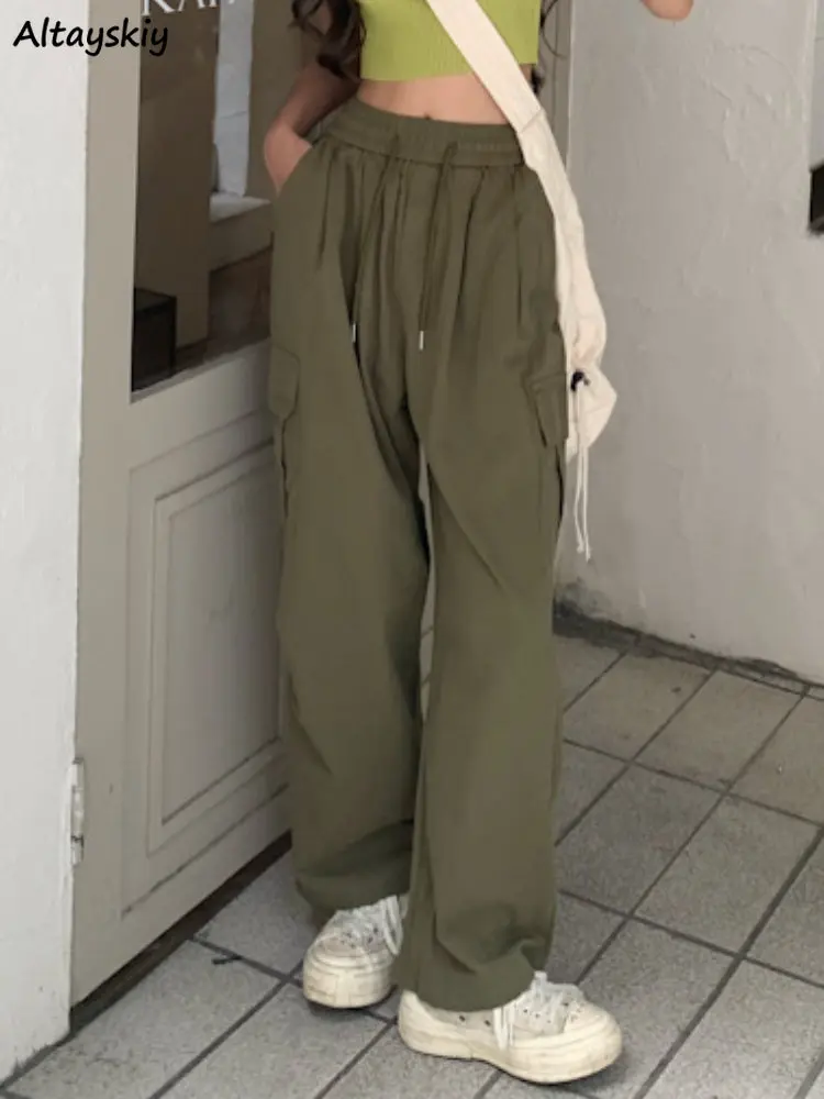 Cargo Pants Women Casual Streetwear Vintage Spring Female Loose Ins Fashion Harajuku Korean Style High Waist Unisex All-match
Cargo Pants Women Casual Streetwear Vintage Spring Female Loose Ins Fashion Harajuku Korean Style High Waist Unisex All-match
