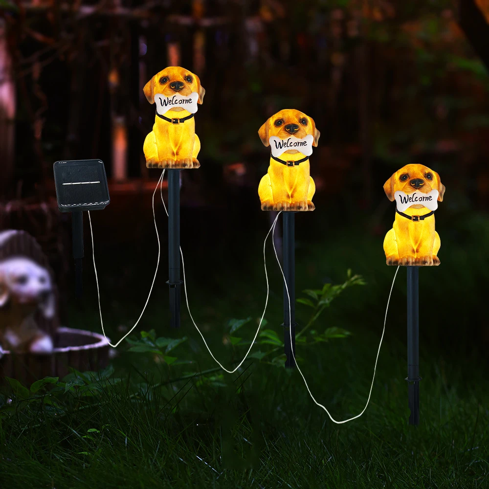 Solar Welcome Lawn Lamp LED Dog Garden Lights Outdoor IP65 Waterproof Landscape Lamp for Home Yard Courtyard Walkway Decoration
Solar Welcome Lawn Lamp LED Dog Garden Lights Outdoor IP65 Waterproof Landscape Lamp for Home Yard Courtyard Walkway Decoration
