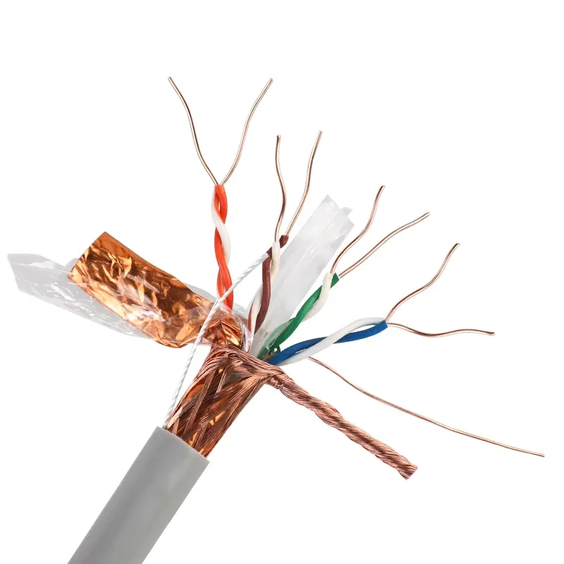 

Network Lan Cable Gigabit Cat6 FTP 10GBit Cat6 Installation Cable Copper Wires Indoor 5M 10M 20M 40M RJ 45 Ethernet Cable Cat6