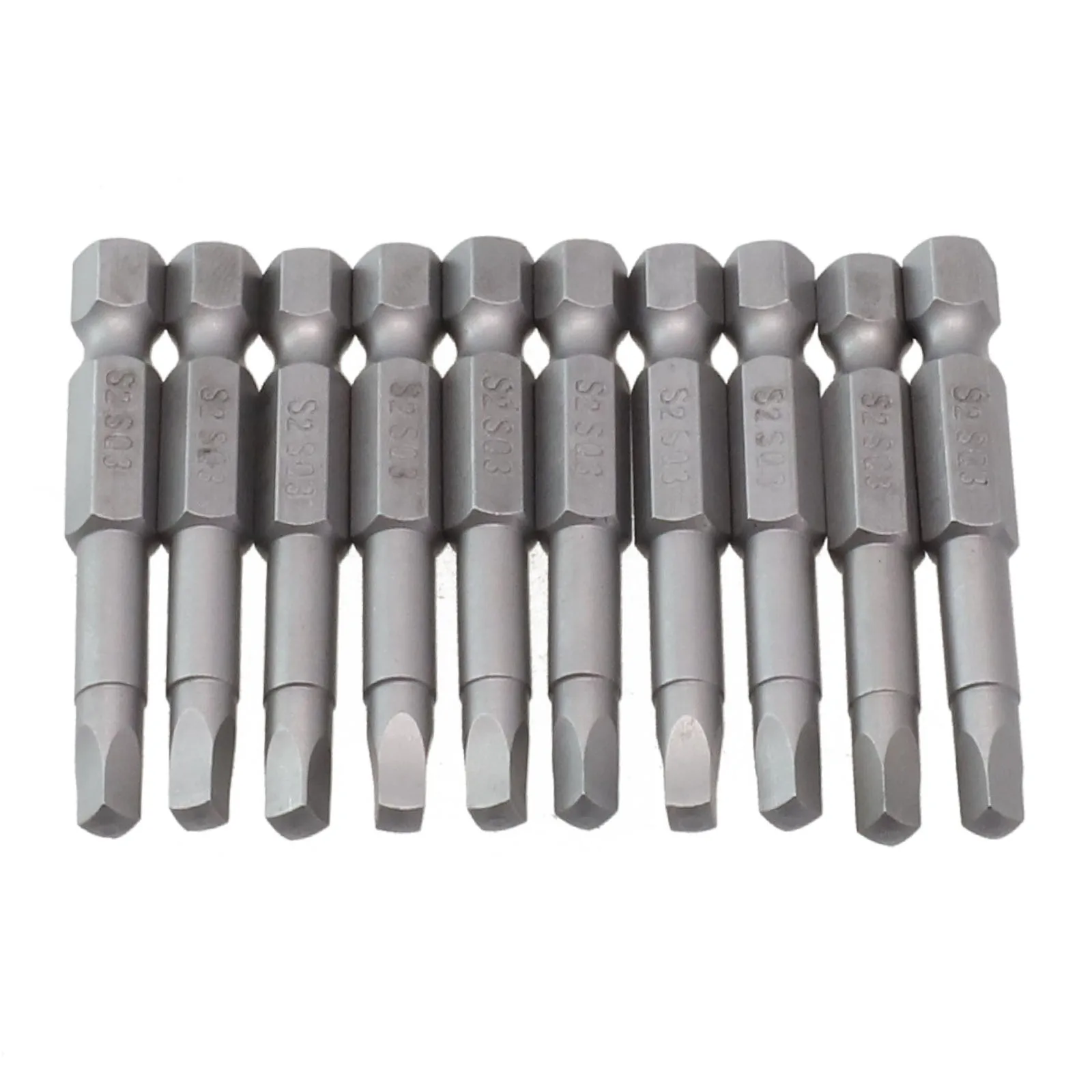 10Pcs SQ1-SQ5 Magnetic Screwdriver Bits Hex Shank 50/65mm For Electric Drill Driver Repairing Tools Accessories 50/65mm
10Pcs SQ1-SQ5 Magnetic Screwdriver Bits Hex Shank 50/65mm For Electric Drill Driver Repairing Tools Accessories 50/65mm