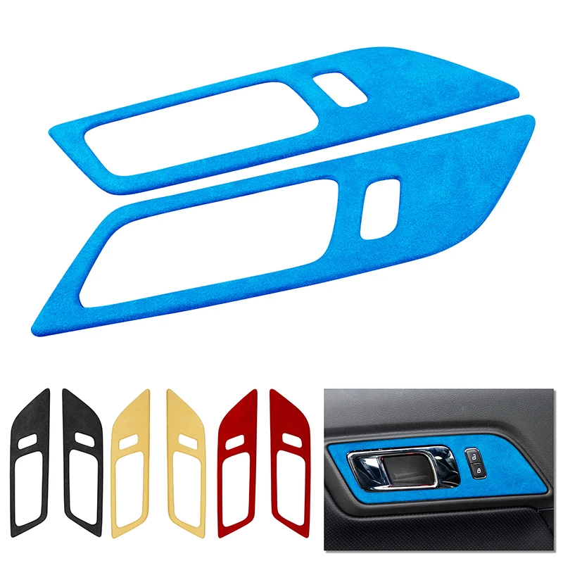 2 Pcs Suede Car Left and Right Door Handles Panels Cover Auto Console Decoration Sticker Accessories for Ford Mustang 2015-2019
2 Pcs Suede Car Left and Right Door Handles Panels Cover Auto Console Decoration Sticker Accessories for Ford Mustang 2015-2019