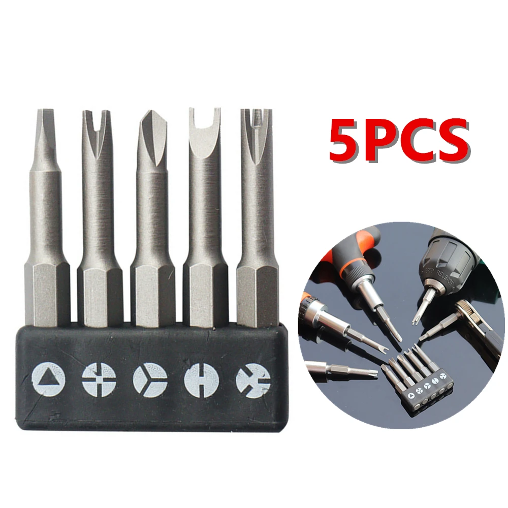5Pcs Special-shaped Screwdriver Set 6.35mm Shank U-shaped Y Shape Triangle Inner Cross Three Points Screwdriver Bit Tool
5Pcs Special-shaped Screwdriver Set 6.35mm Shank U-shaped Y Shape Triangle Inner Cross Three Points Screwdriver Bit Tool
