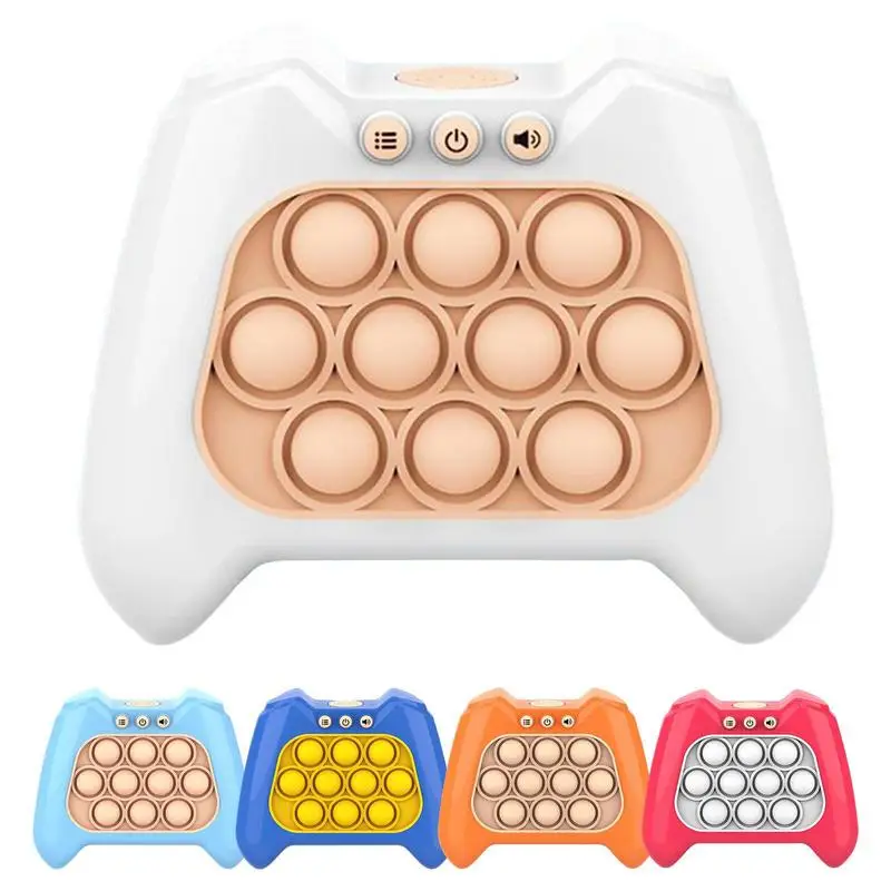 Quick Push Bubbles Game Console Stress Relieve Squeeze Decompress Whack-a-mole Fidget Toys Kids Educational Learning Toy
Quick Push Bubbles Game Console Stress Relieve Squeeze Decompress Whack-a-mole Fidget Toys Kids Educational Learning Toy