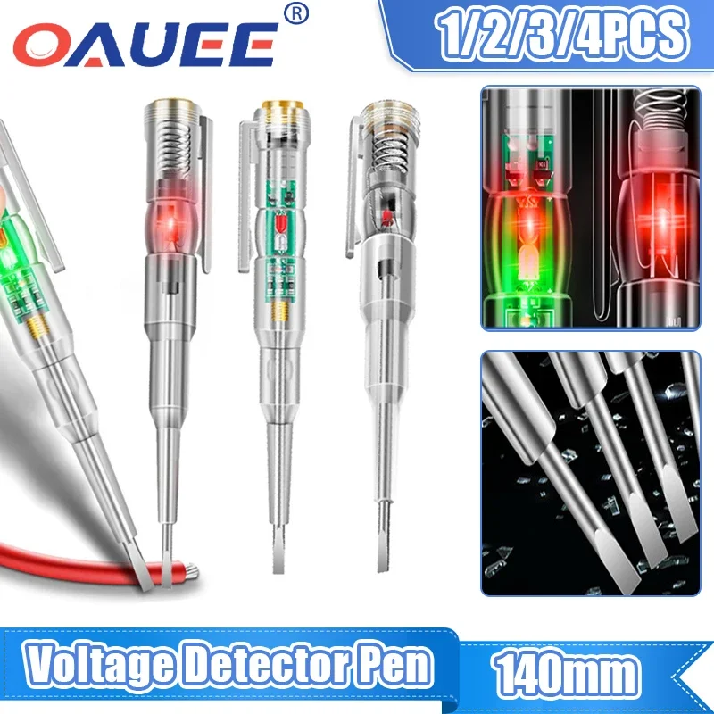 1/2/3/4P Intelligent Induction Power Voltage Detector Pen Voltmeter 70-250V Circuit Tester Electrical Screwdriver Indicator Tool
1/2/3/4P Intelligent Induction Power Voltage Detector Pen Voltmeter 70-250V Circuit Tester Electrical Screwdriver Indicator Tool