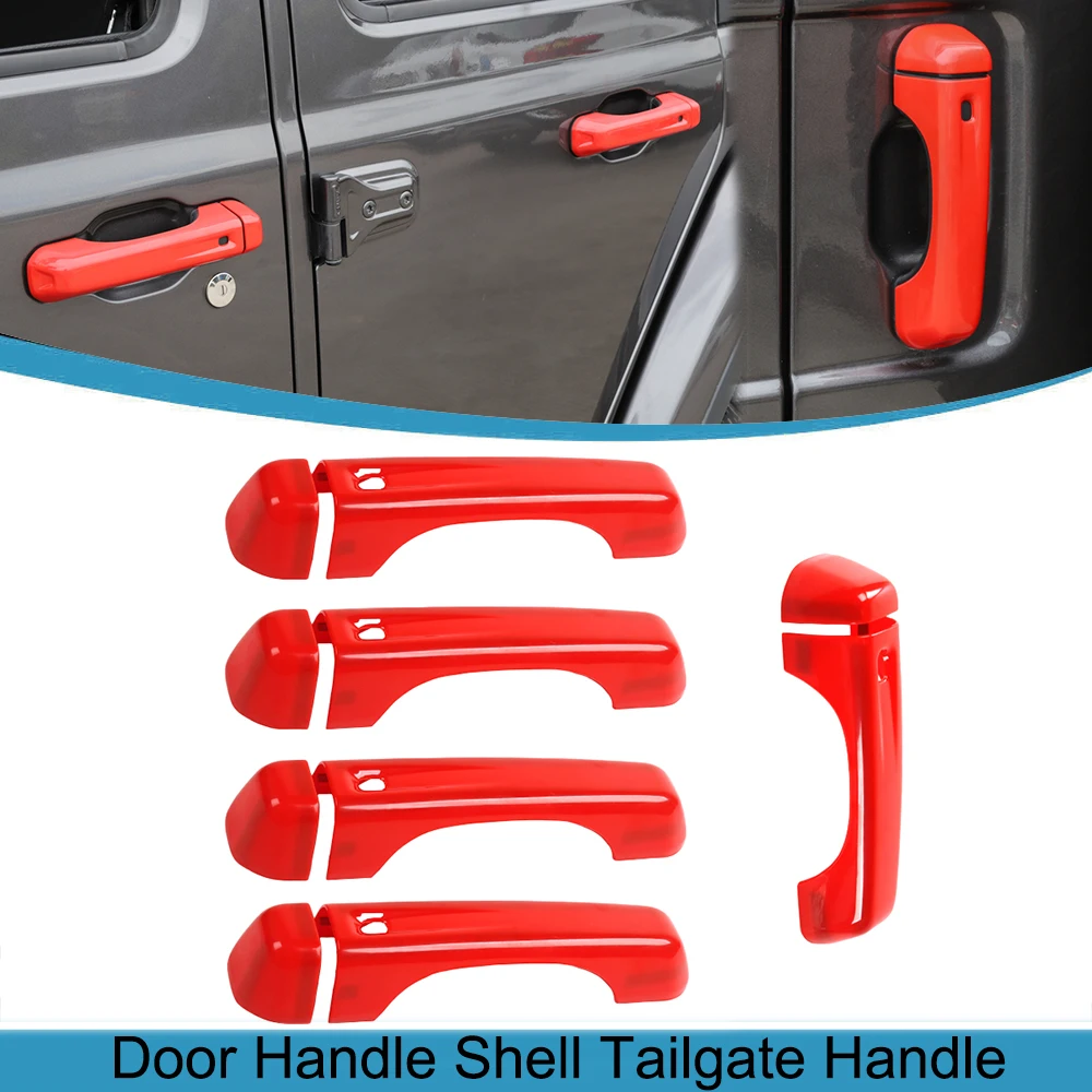 Car Door Handle Shell Tailgate Handle Cover for Jeep Wrangler JL 2018 2019 2020 2021 2022 2023 Auto Accessories Red Black Chrome
Car Door Handle Shell Tailgate Handle Cover for Jeep Wrangler JL 2018 2019 2020 2021 2022 2023 Auto Accessories Red Black Chrome