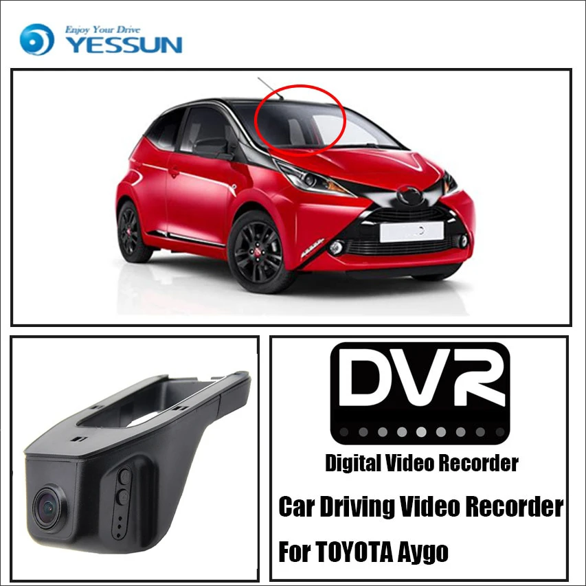 YESSUN for TOYOTA Aygo Car Front Dash Camera CAM For iPhone Android APP Control Function DVR Driving Video Recorde
YESSUN for TOYOTA Aygo Car Front Dash Camera CAM For iPhone Android APP Control Function DVR Driving Video Recorde